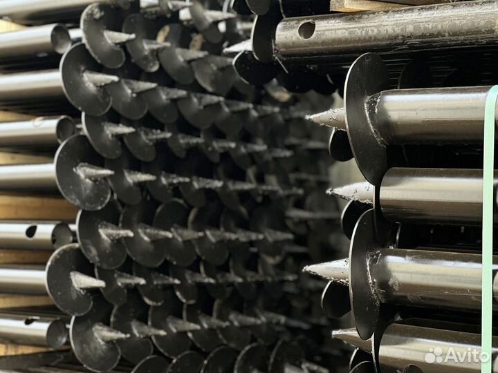 Монтаж винтовых свай