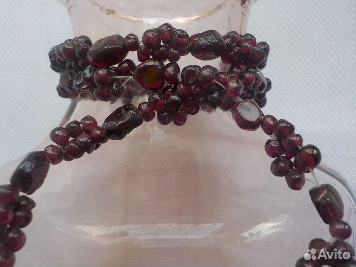 Бусы времен СССР 70-80 гг натуральные камни,кость