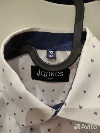 Пиджак и рубашка для мальчика 140