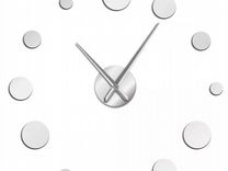Часы настенные 3 D “Минимализм» серебро