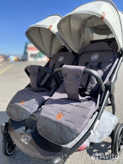 Коляска для двойни прогулочная