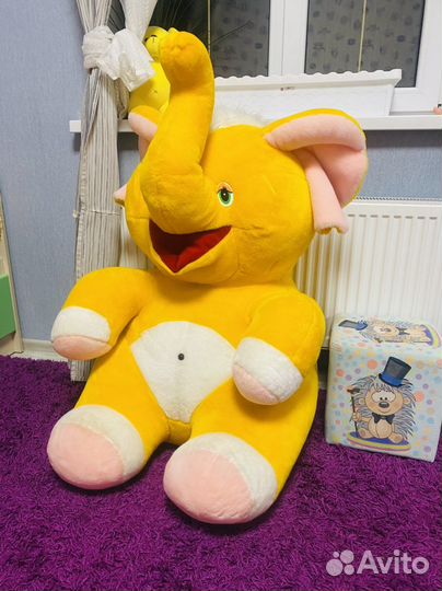 Огромный слон мягкая игрушка