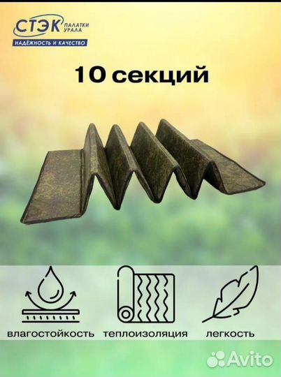 Коврик туристический складной