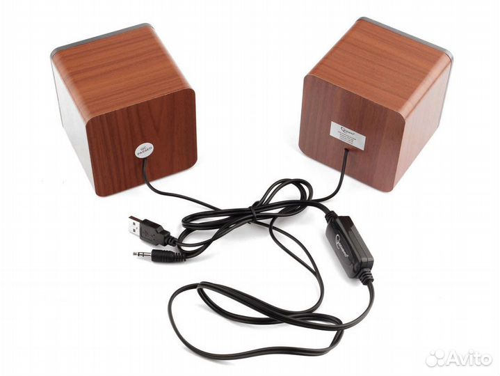 Акустическая система 2.0 Gembird SPK-206 мдф 5 Вт