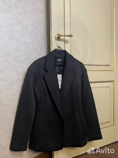 Пиджак zara черный