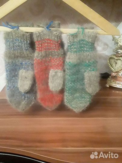 Варежки из собачьего пуха