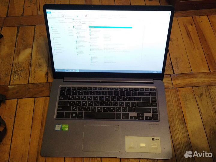 Ноутбук asus X510uf модифицированный мною