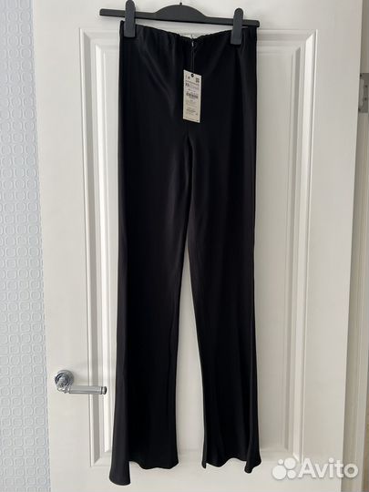 Шелковые брюки zara новые