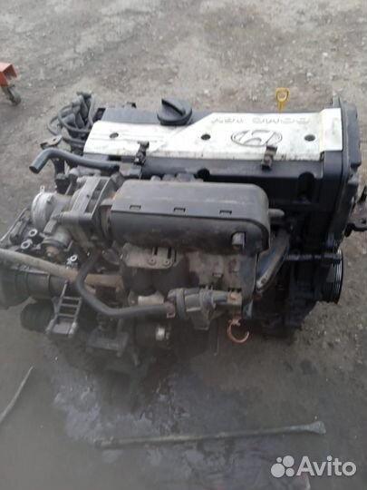 Мотор и коробка автомат на accent