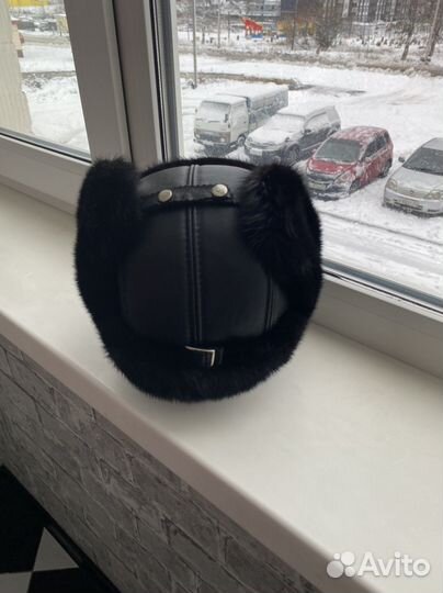 Меховая мужская кепка