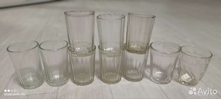 Стаканы, стопки