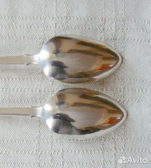 Ложки столовые серебро 84 пробы В.Габю.Состояние