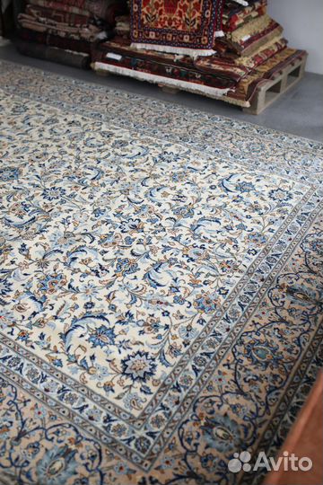 Персидский шерстяной ковер 2,5 на 3,5 Кашан Иран