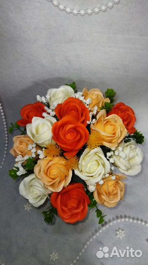 Букет цветов из мыла