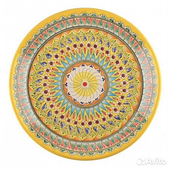 Ляган Риштан 42 См Желтый Мехроб