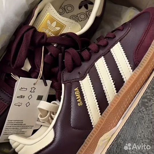 Adidas samba OG maroon оригинал