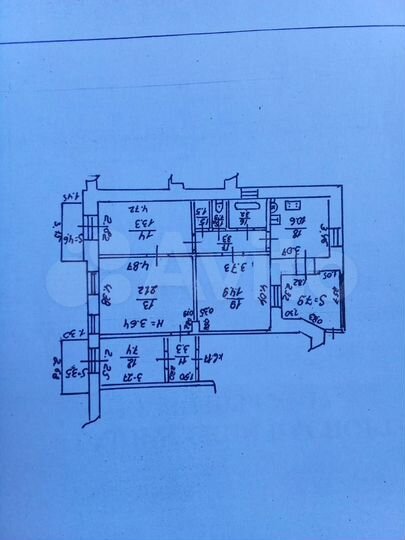 5-к. квартира, 88,1 м², 2/3 эт.