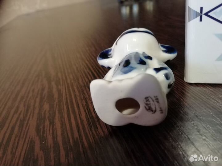 Статуэтка фарфор обезьянка гжель