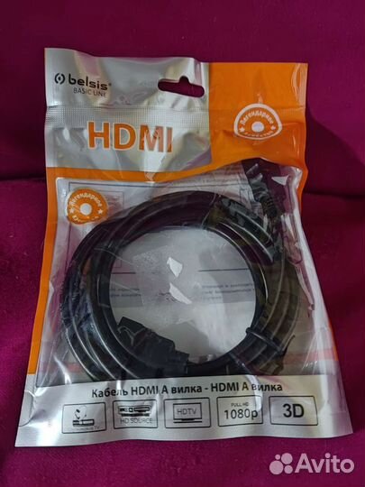 Новый hdmi кабель 2 метра