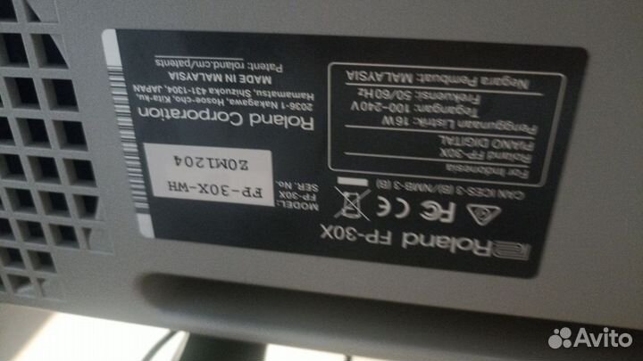 Электронное пианино roland FP-30X