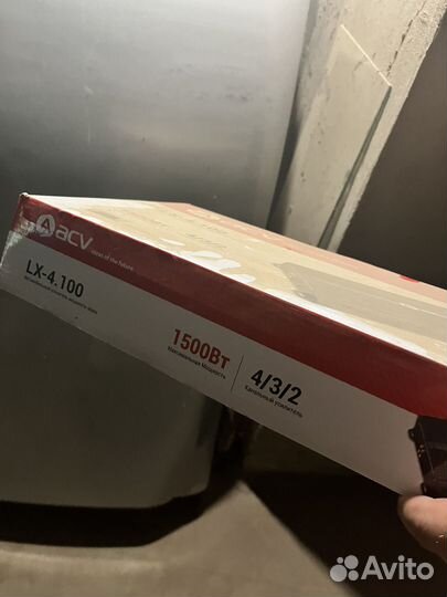 Сабвуфер и усилитель