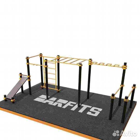 Детские Комплексы : Шведская стенка, брусья, турни