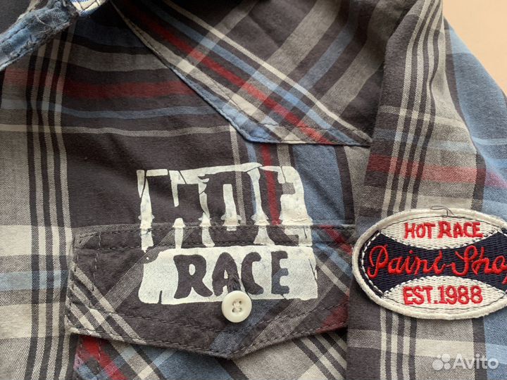 Рубашка для мальчика 12-13 лет с капюшоном