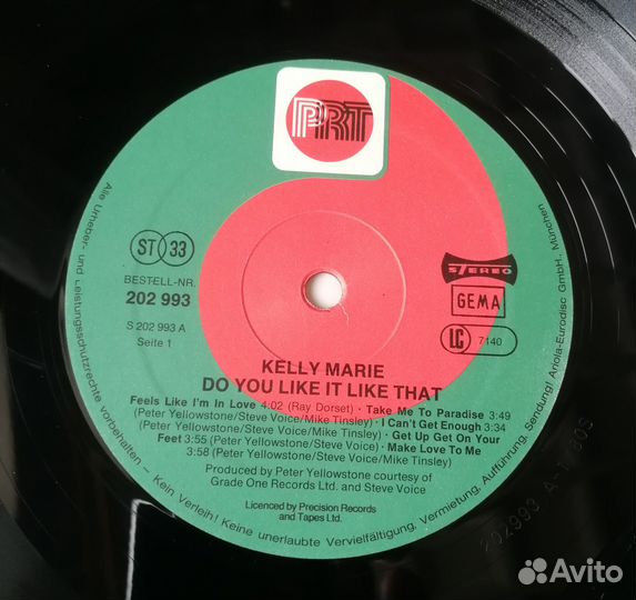 Kelly Marie - Do You Like IT Like That LP Germ