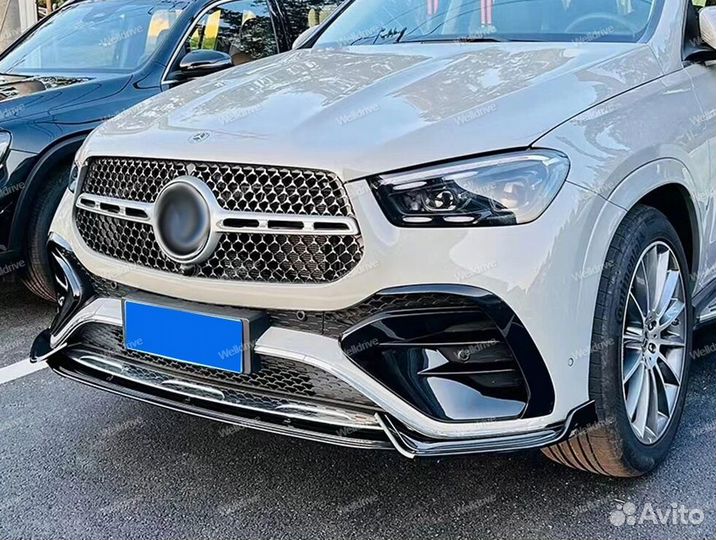 Губа передняя Mercedes W167 C167 AMG пакет рест