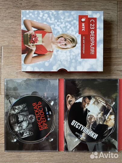 Лицензионные 5 шт диски с фильмами