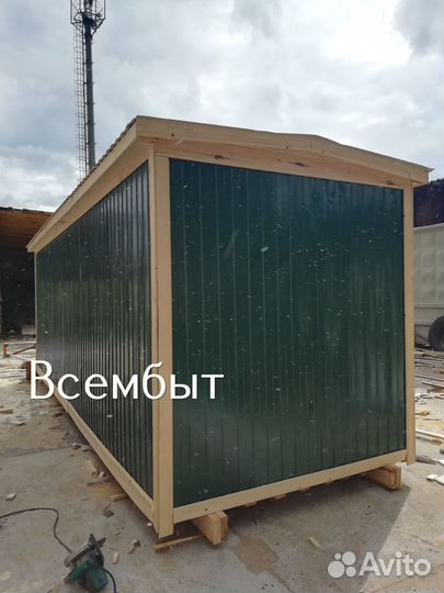 Строительная бытовка на участок в назначенное время