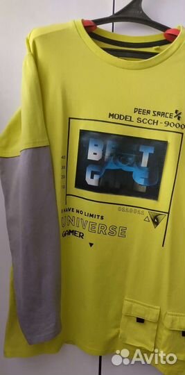 Лонгслив для мальчика 164см