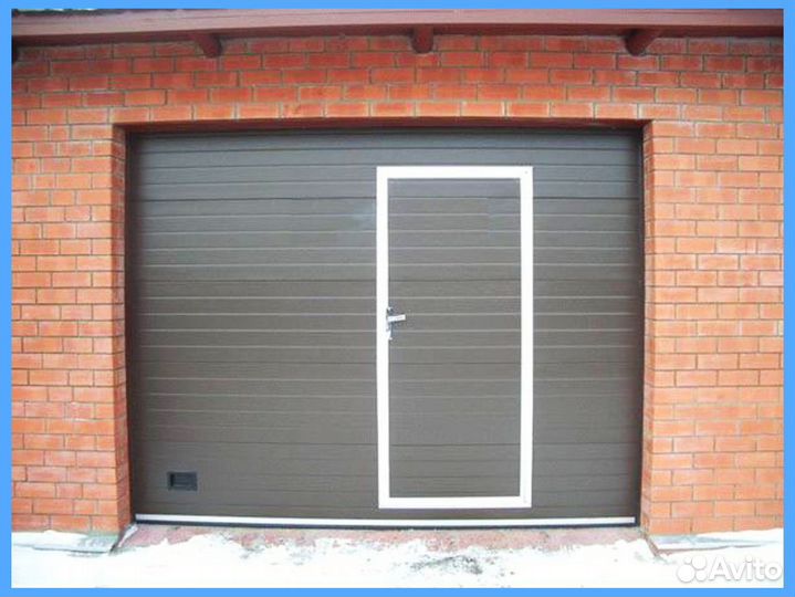 Автоматические секционные гаражные ворота