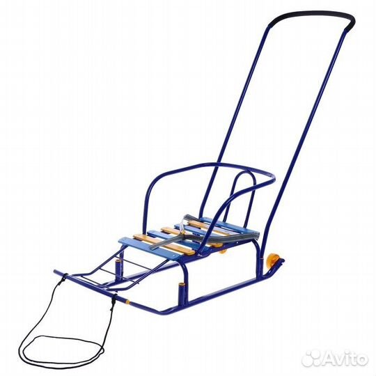 Санки Nika детские с выдвижными колесами. Новые