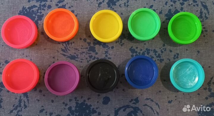 Пластилин Play doh баночки, набор в тубе