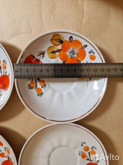 Блюдца Барановский фарфоровый завод