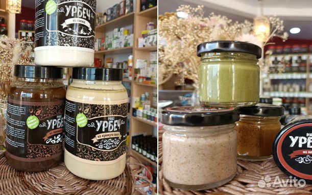 Урбеч в ассортименте