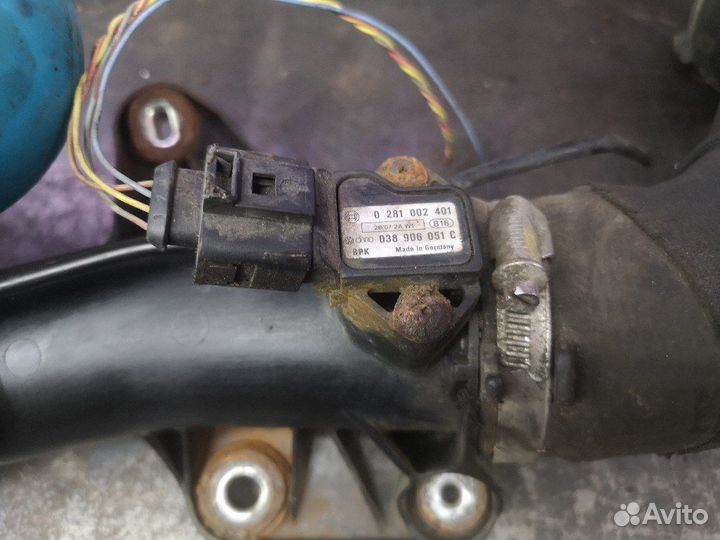 Патрубок интеркулера левый Audi A5 8T 2.7-3.0TDi V