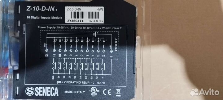 Seneca Z-10-D-IN модуль дискретных входов