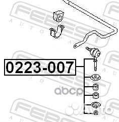 Тяга стабилизатора передняя (nissan primera P10
