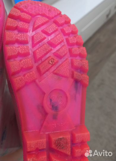 Сапоги резиновые детские 28 р