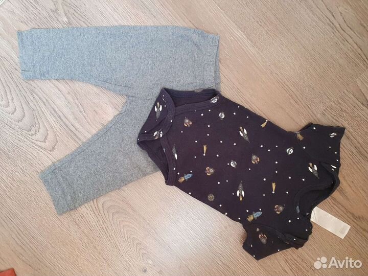 Рубашка боди штаны костюм для мальчика