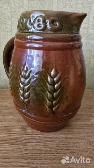 Глиняный кувшин керамический 2,7л