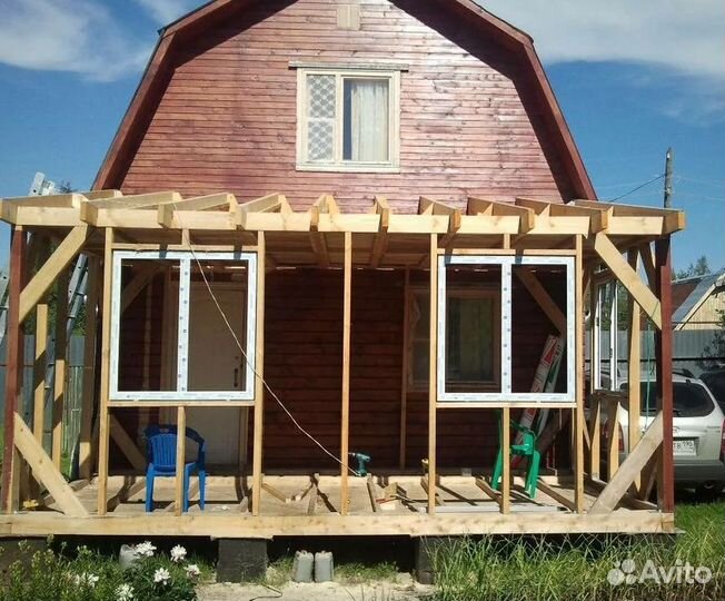 Строительная бригада, беседки, навесы, пристройки