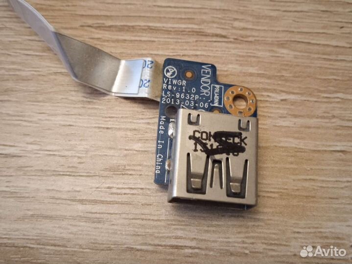 Шлейф, плата USB Lenovo G505
