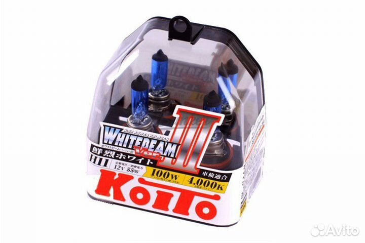 Галогеновые лампы H11 Whitebeam Koito