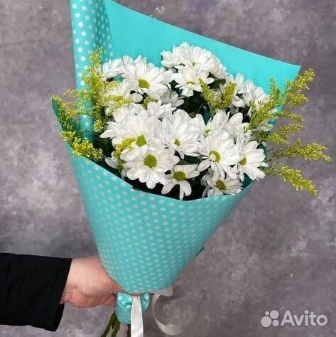 Букет цветов с Хризантемами