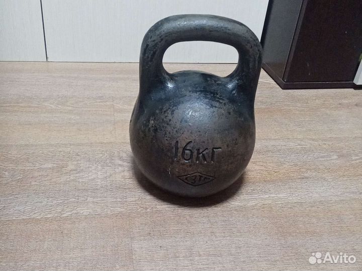 Гиря 16 кг бу
