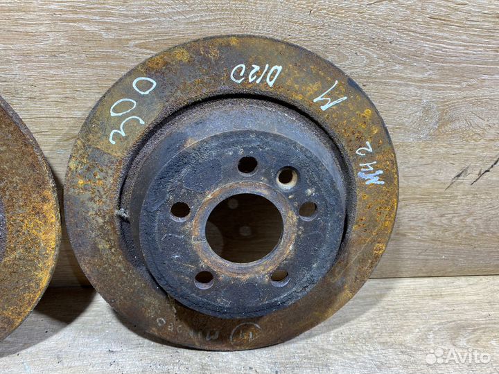 Комплект задних тормозных дисков Mondeo 4 D120