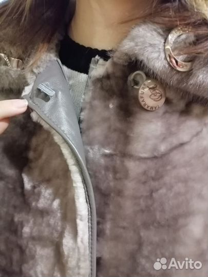 Шуба женская цигейка